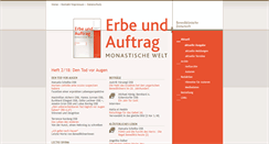 Desktop Screenshot of erbe-und-auftrag.org